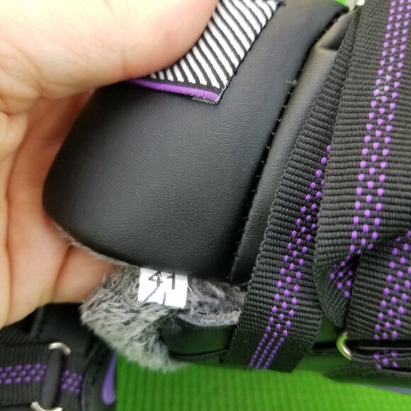 ✅Gracosy Women’s Faux Fur Lined Outdoor Hiking Boots Black Faux Leather Size 41 - Picture 4 of 11